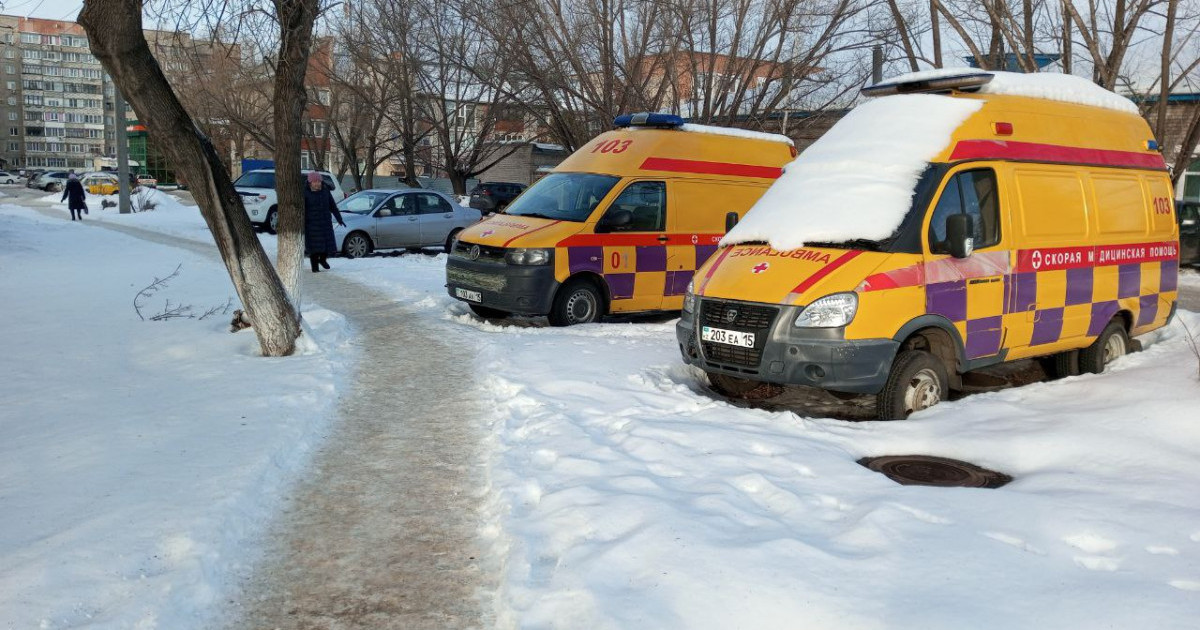 СҚО-да дәрігерлер инсульт алған науқасты шанамен тасымалдаған (ВИДЕО)
