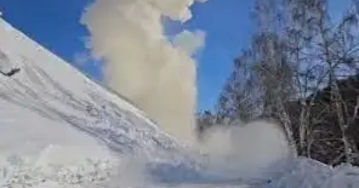 Алматы тауларында жасанды қар көшкіні жүргізілді