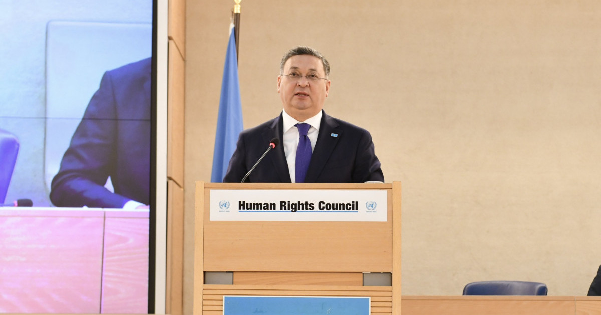 Қазақстан БҰҰ Адам құқықтары жөніндегі кеңесінің Жоғары деңгейдегі сегментіне қатысты