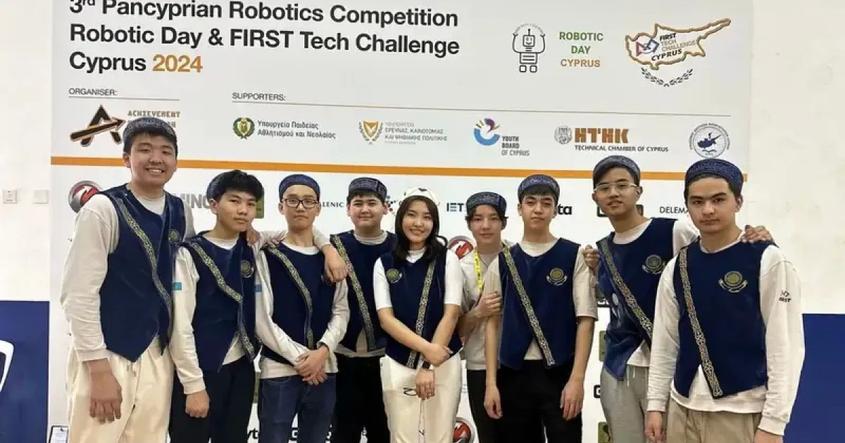 Алматылық оқушылар Кипрде өткен чемпионатта жеңімпаз атанды