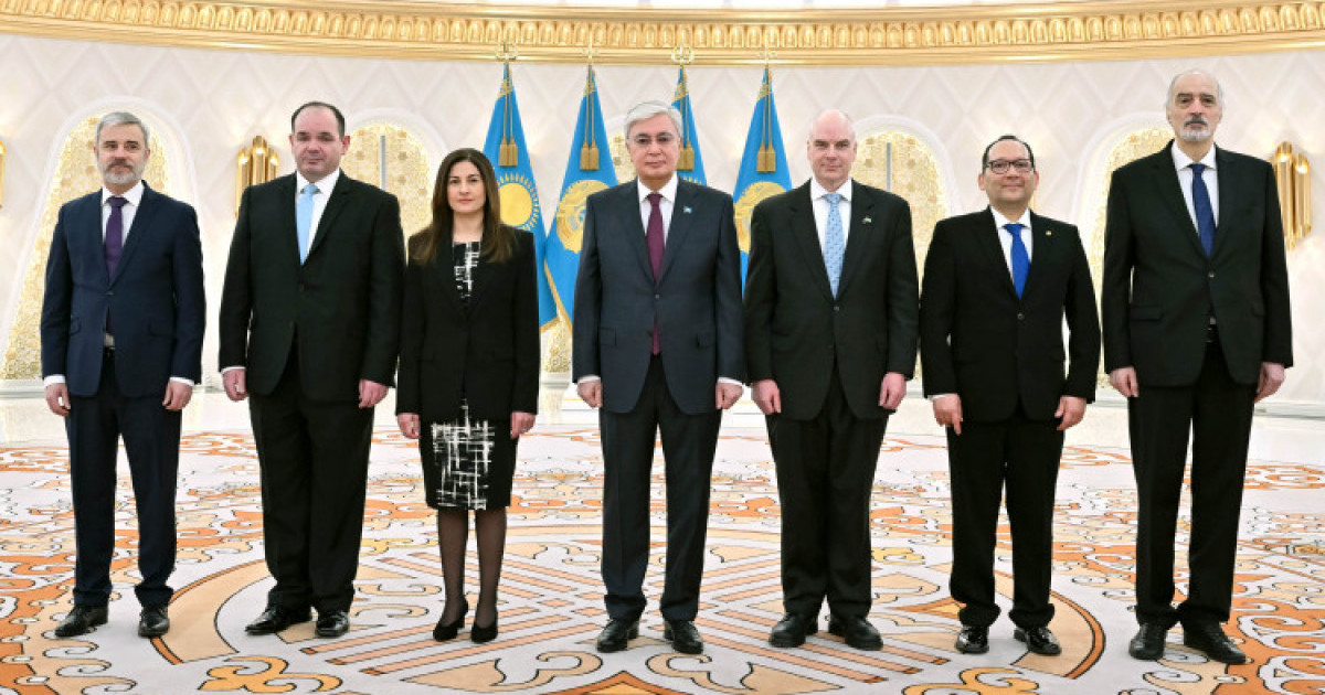 Қазақстандағы бірнеше елші Президентке сенім грамотасын табыстады