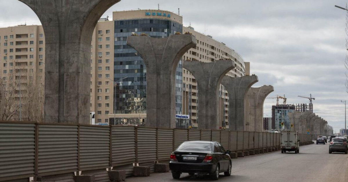 LRT құрылысы: Сығанақ көшесіндегі қозғалыс уақытша өзгертіледі