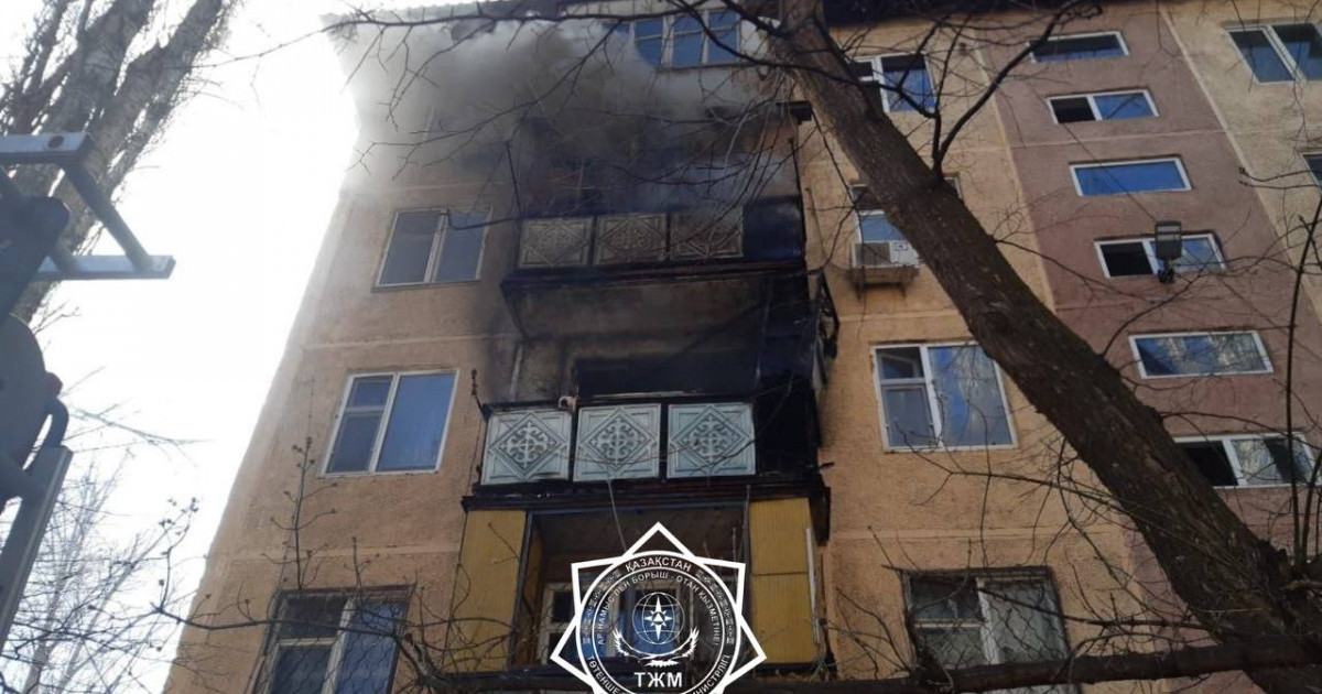 Жамбыл облысында өрт кезінде 14 адам құтқарылды