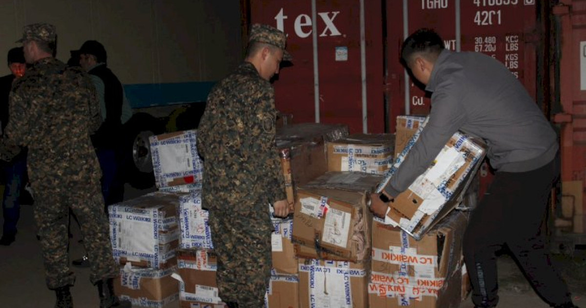 Алматыдан Ақтөбе облысына гуманитарлық көмек жіберілді