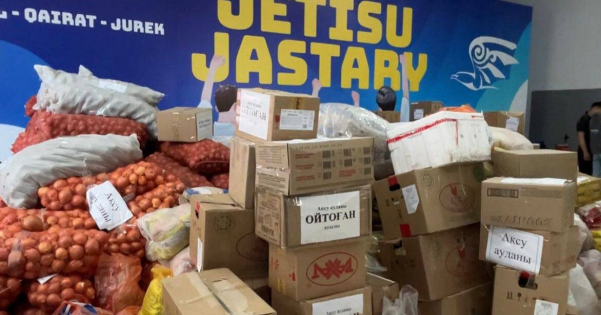 «AMANAT» партиясы: Жетісу облысында тасқыннан зардап шеккендерге 85 тонна гуманитарлық көмек жиналды