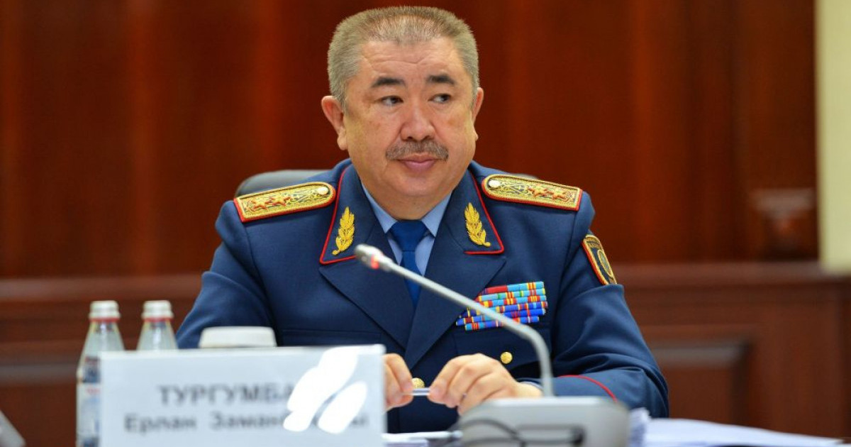 Бұрынғы Ішкі істер министрі Ерлан Тұрғымбаев қамауға алынды