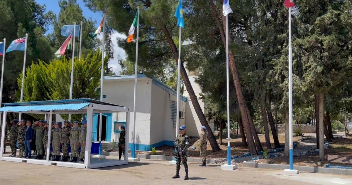 Голан жоталарында Қазақстанның Мемлекеттік туы көтерілді