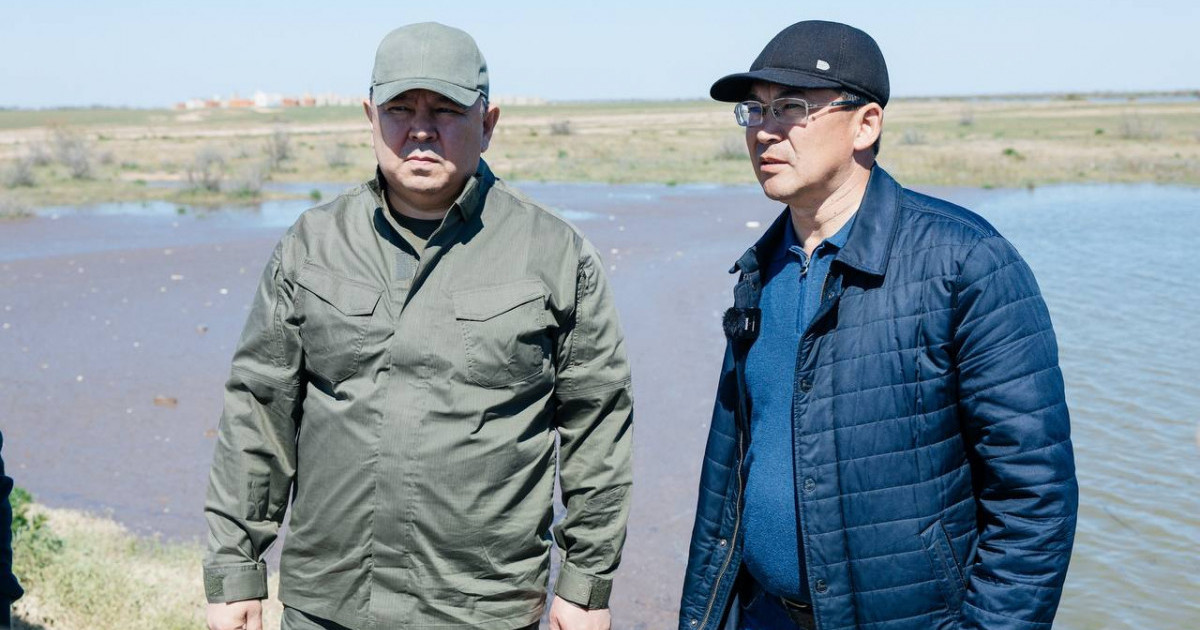 Вице-премьер Атырау облысындағы су тасқынына қарсы күрес шараларын тексерді