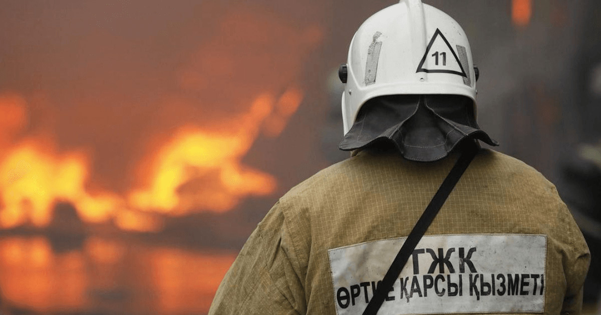 Ақтөбе облысында өрт кезінде екі зейнеткер қаза болды