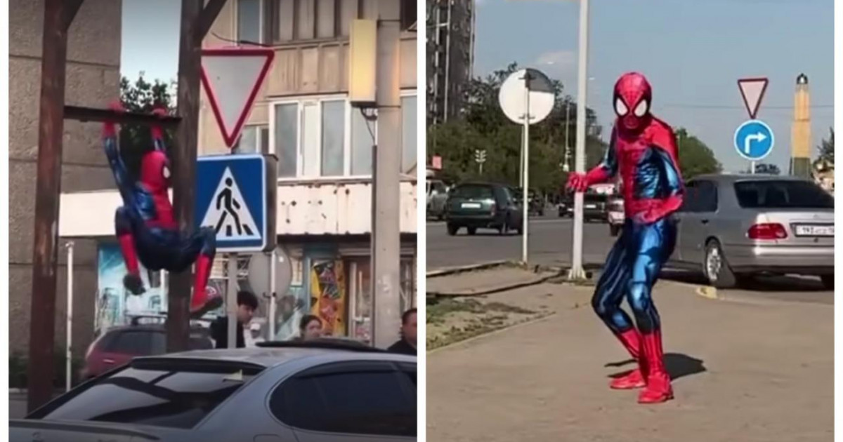 Семейде «өрмекші адам» пайда болды (ВИДЕО)
