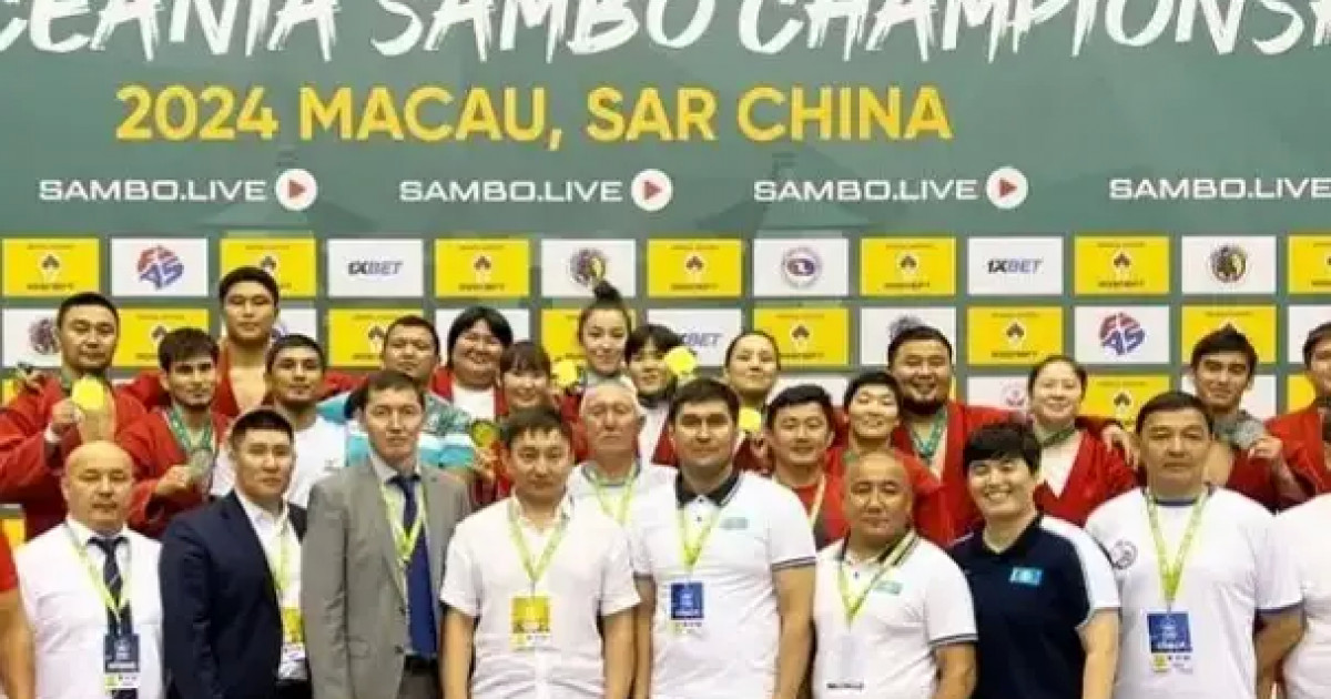 Қазақстандық самбошылар Азия чемпионатында 15 алтын алды