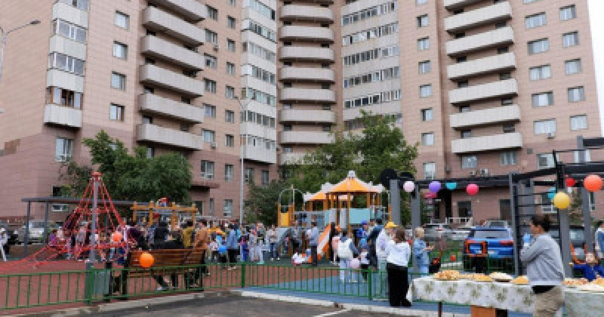 Елорда күнінде «Байқоңыр» ауданында 20 аула аумағы, 3 қоғамдық кеңістік ашылды