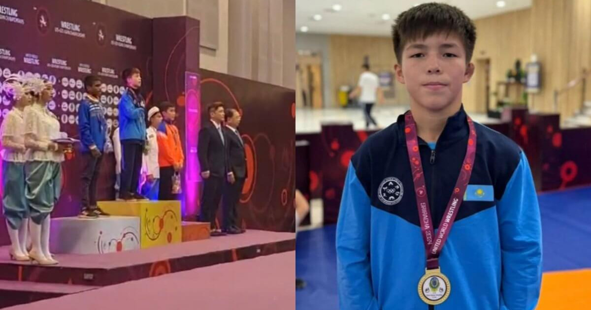 15 жастағы қазақстандық балуан Азия чемпионы атанды