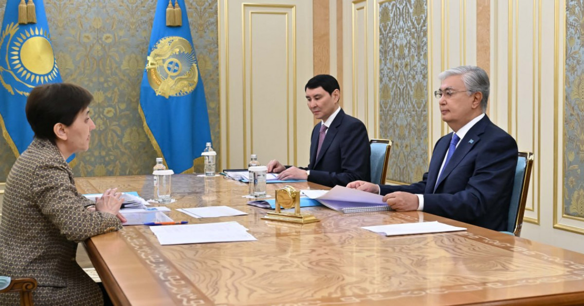 Мемлекет басшысы Тамара Дүйсенованы қабылдады