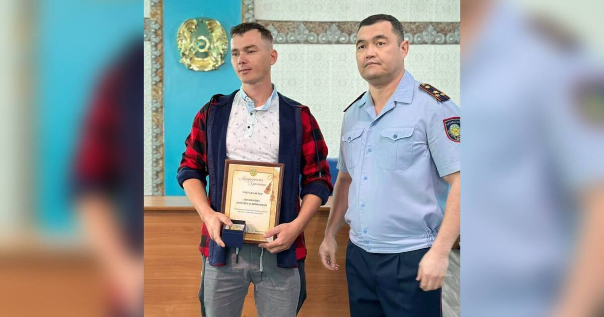 Қостанайлық тұрғын суға батып бара жатқан адамды құтқарып қалған