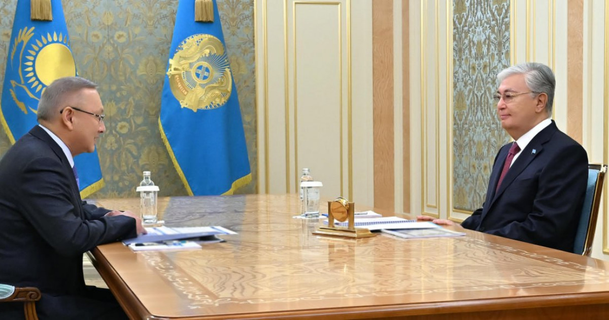 Президент Жетісу облысының әкімі Бейбіт Исабаевты қабылдады