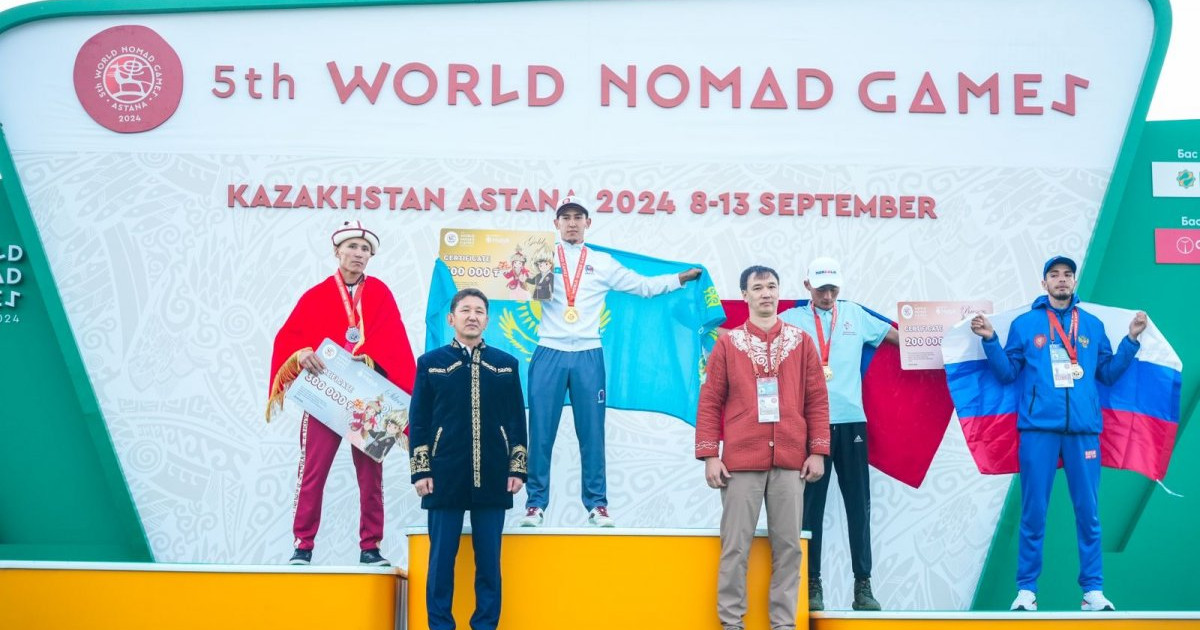 Исламбек Салжанов Көшпенділер ойындарының алғашқы жеңімпаздарын марапаттады