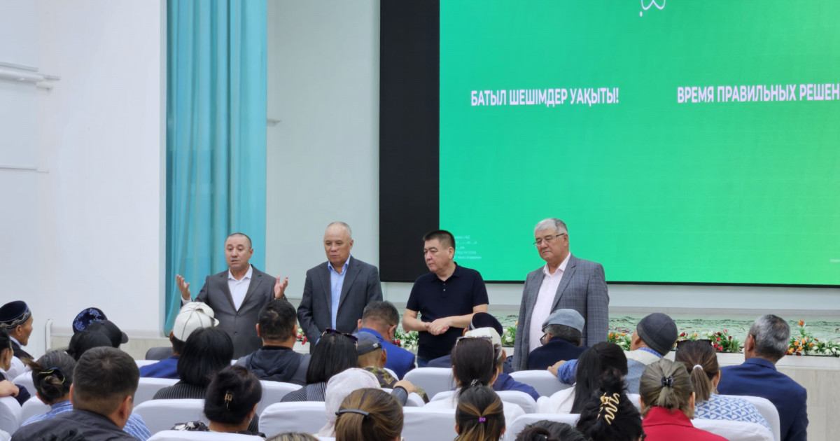 Халықтық штаб Қызылорда тұрғындарына АЭС-тің маңыздылығын түсіндірді