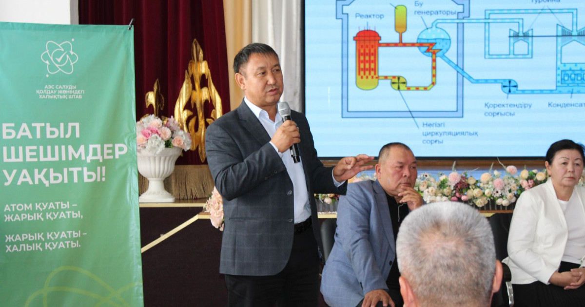 Халықтық штаб: АЭС – Қазақстанның энергетикалық тәуелсіздігі мен экологиялық таза болашағының кепілі