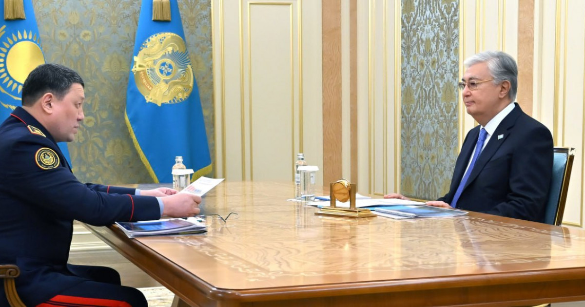 Ішкі істер министрі Ержан Сәденов Президентке есеп берді