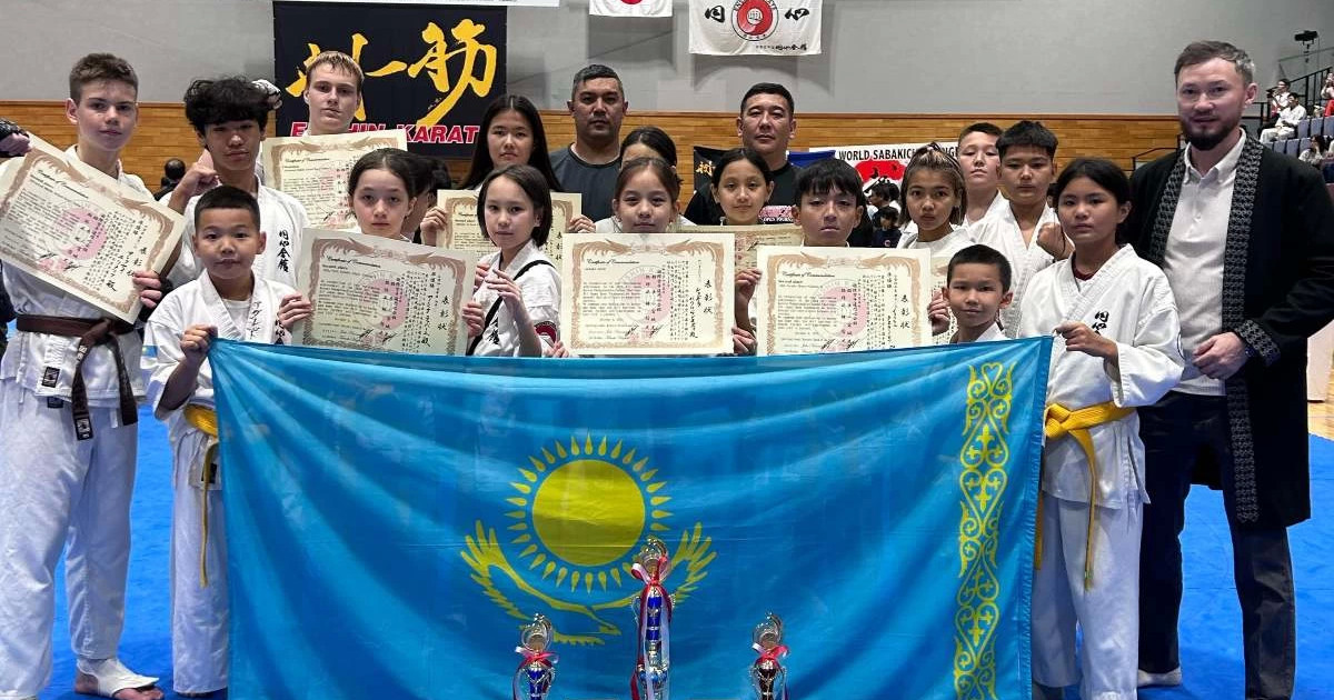 Қазақстандық жас каратэшілер әлем чемпионатында 3 алтын жеңіп алды