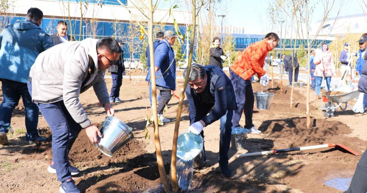 Елордада ағаш егу күні өтті