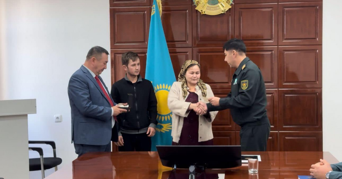 Түркістандық сарбаз ерлігі үшін арнайы сыйлықпен марапатталды