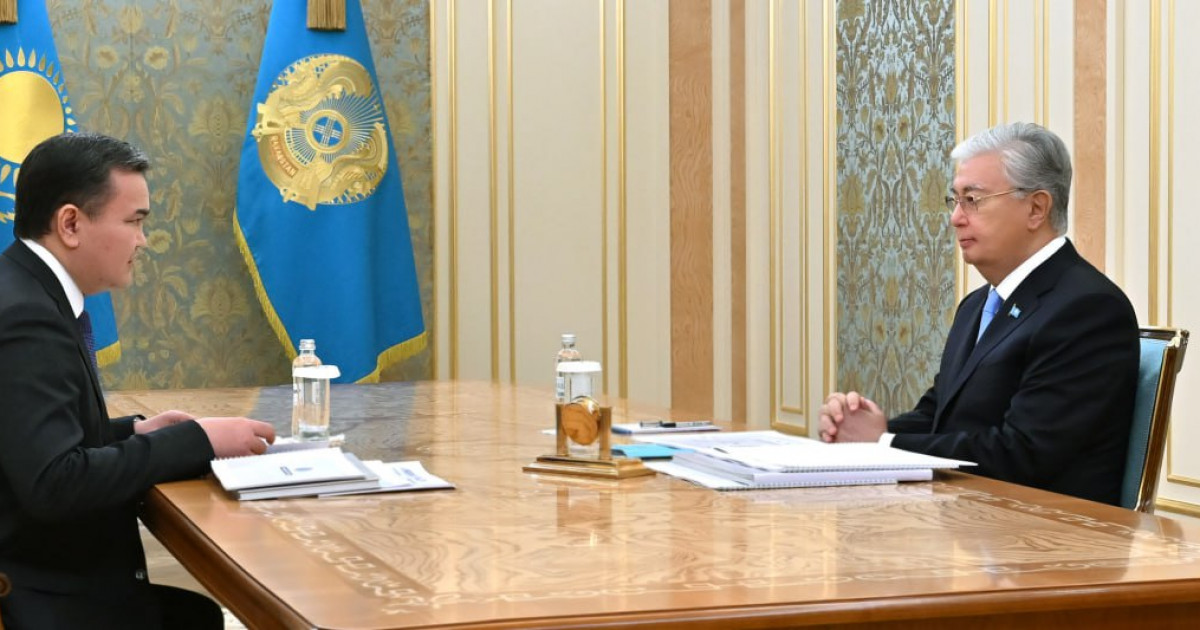 Президент Астана қаласының әкімі Жеңіс Қасымбекті қабылдады