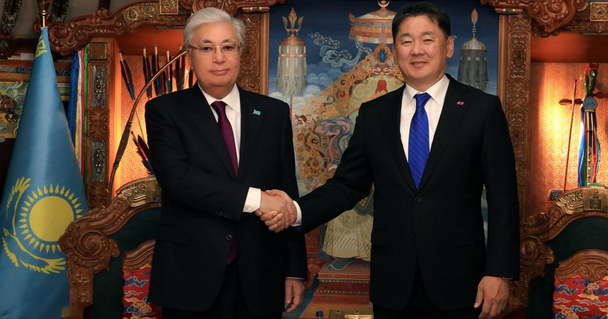 Қазақстан мен Моңғолия президенттері шағын құрамда келіссөз жүргізді