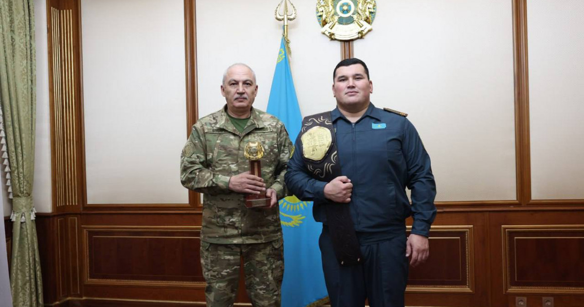 «Қазақстан барысы-2024» турнирінің жеңімпазы офицер лауазымына тағайындалды