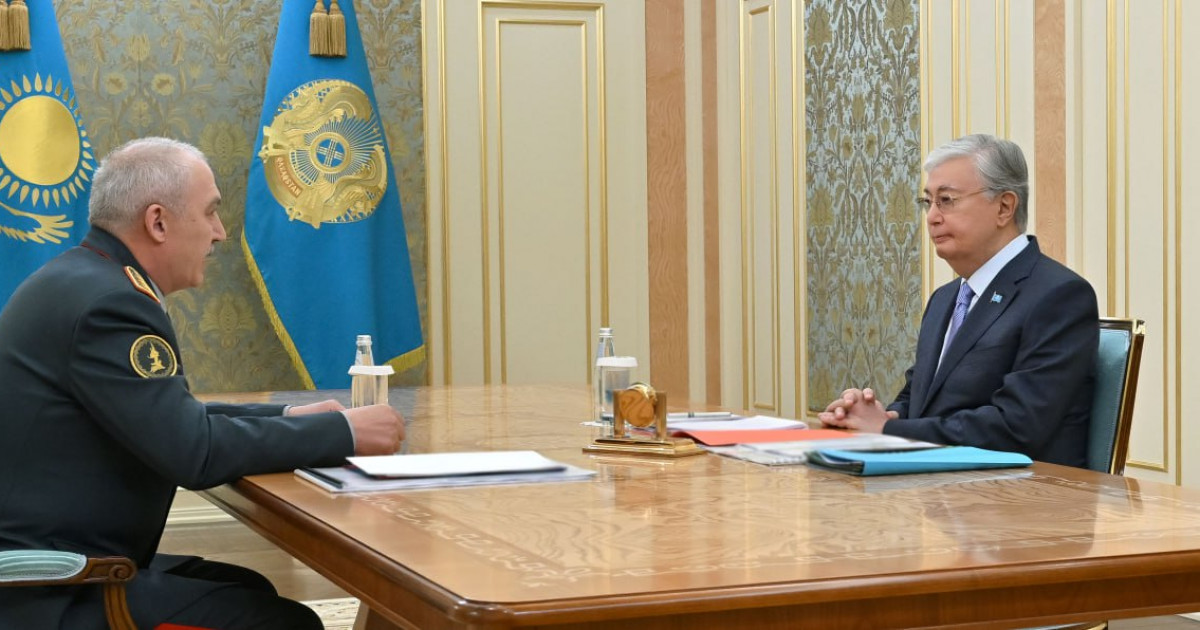Мемлекет басшысы Қорғаныс министрін қабылдады