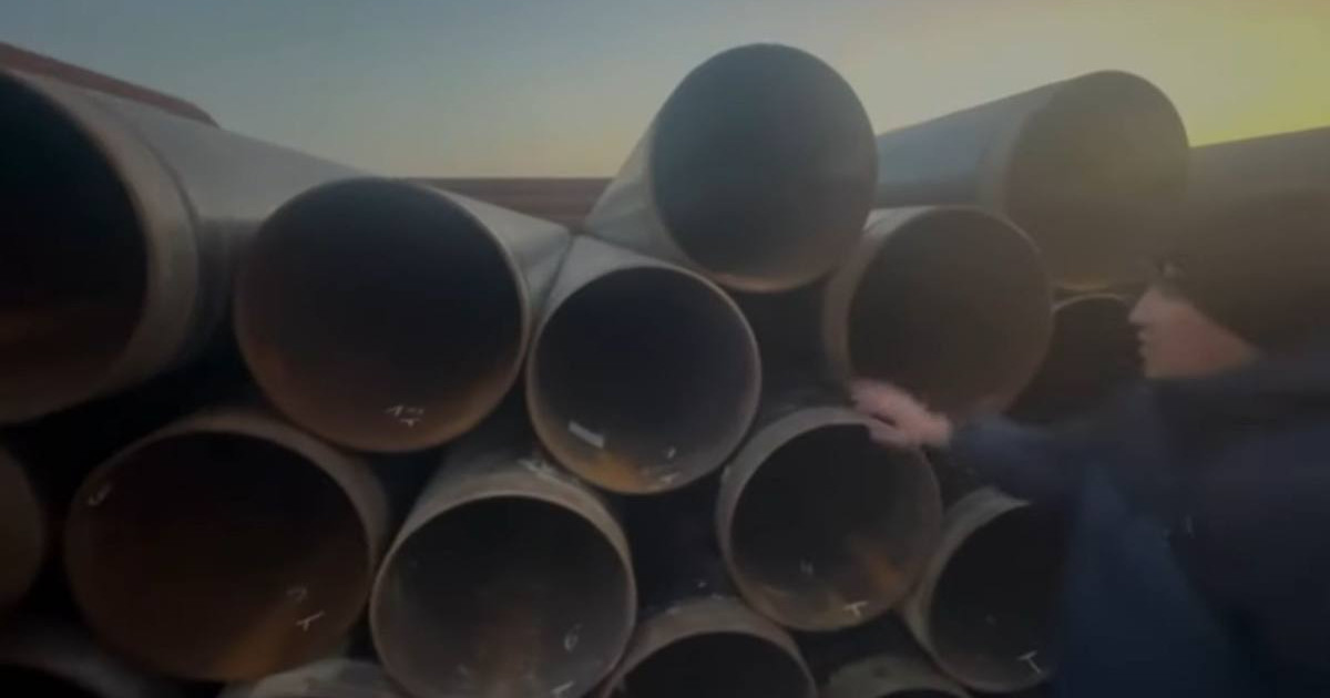 Алматы–Өскемен тас жолының бойына салынып жатқан газ құбырлары жоғалып кеткен