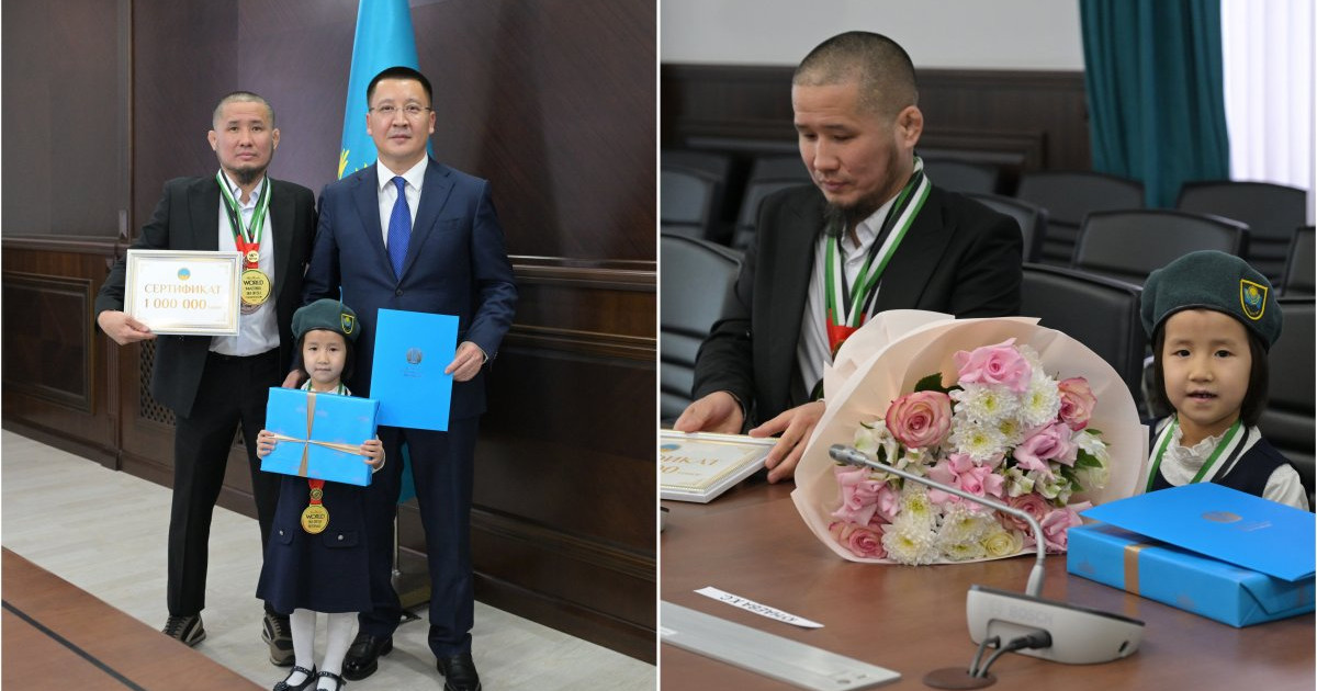 Павлодар облысында 6 жастағы чемпионға Президенттің сыйлығы табыс етілді