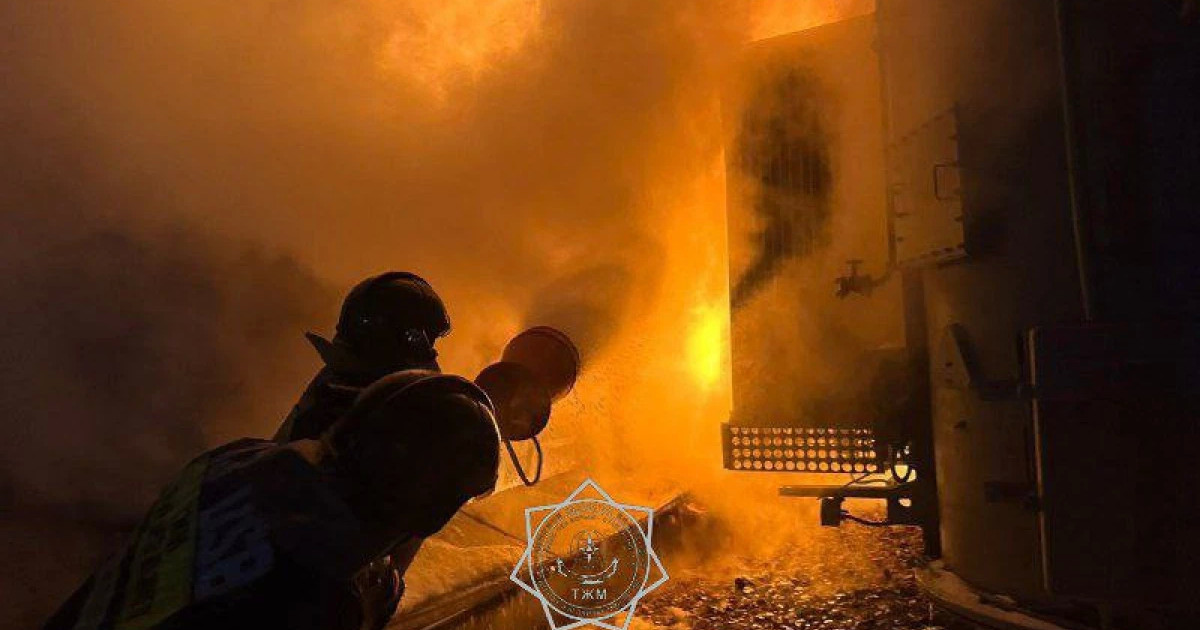 Аягөзде трансформатор өртенді