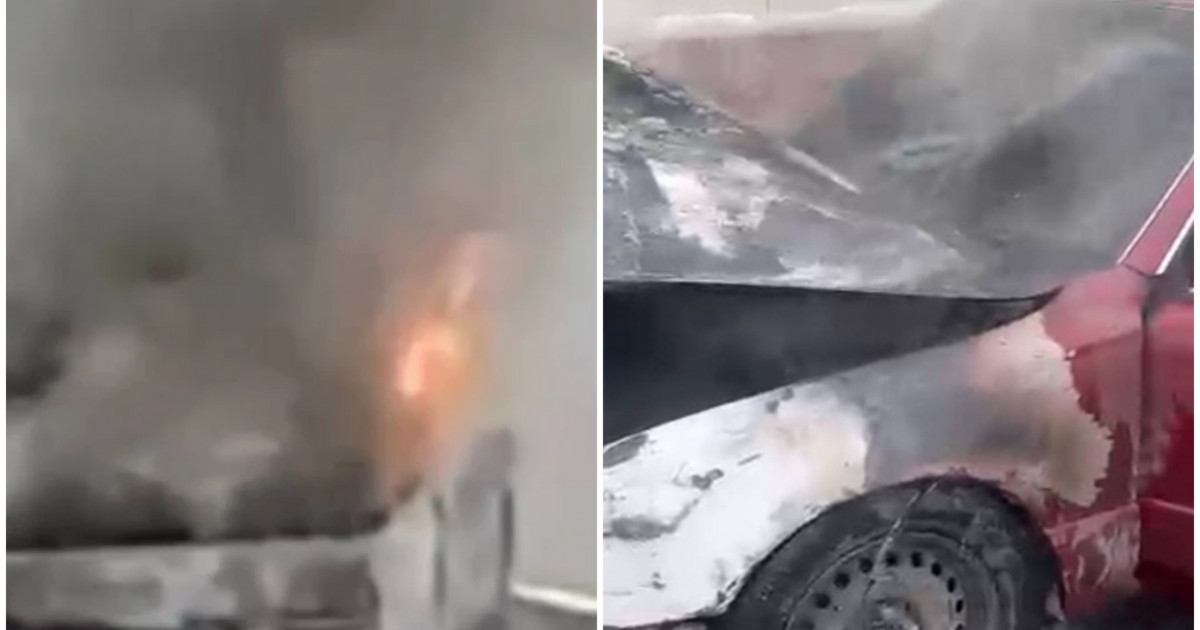 Алматыдағы әуежай тұрағында көлік өртеніп кетті