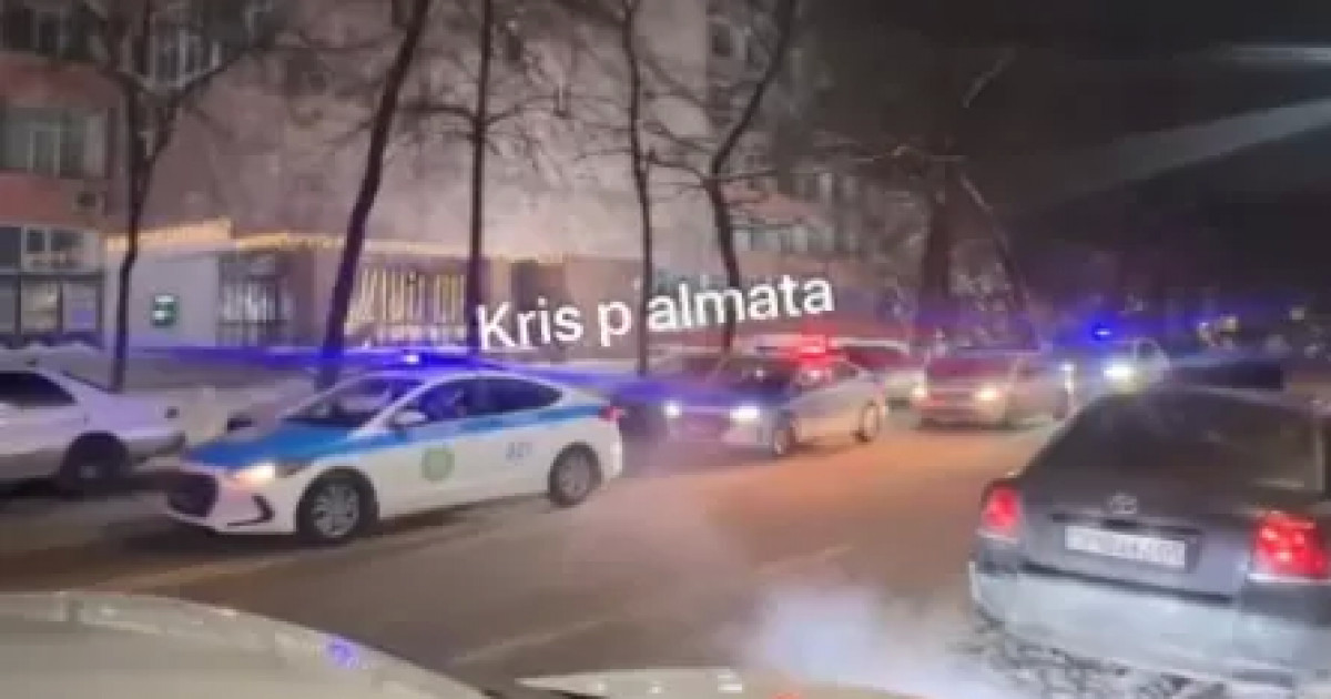 Алматыдағы атысқа байланысты полиция түсініктеме берді