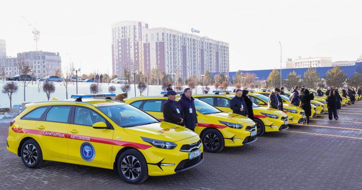 Шымкентте медициналық ұйымдарға 22 жаңа жедел жәрдем көлігі сыйланды