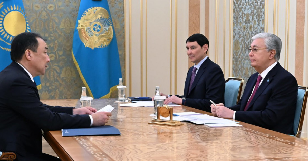 Тоқаев «Қазақстан темір жолы» компаниясының төрағасын қабылдады