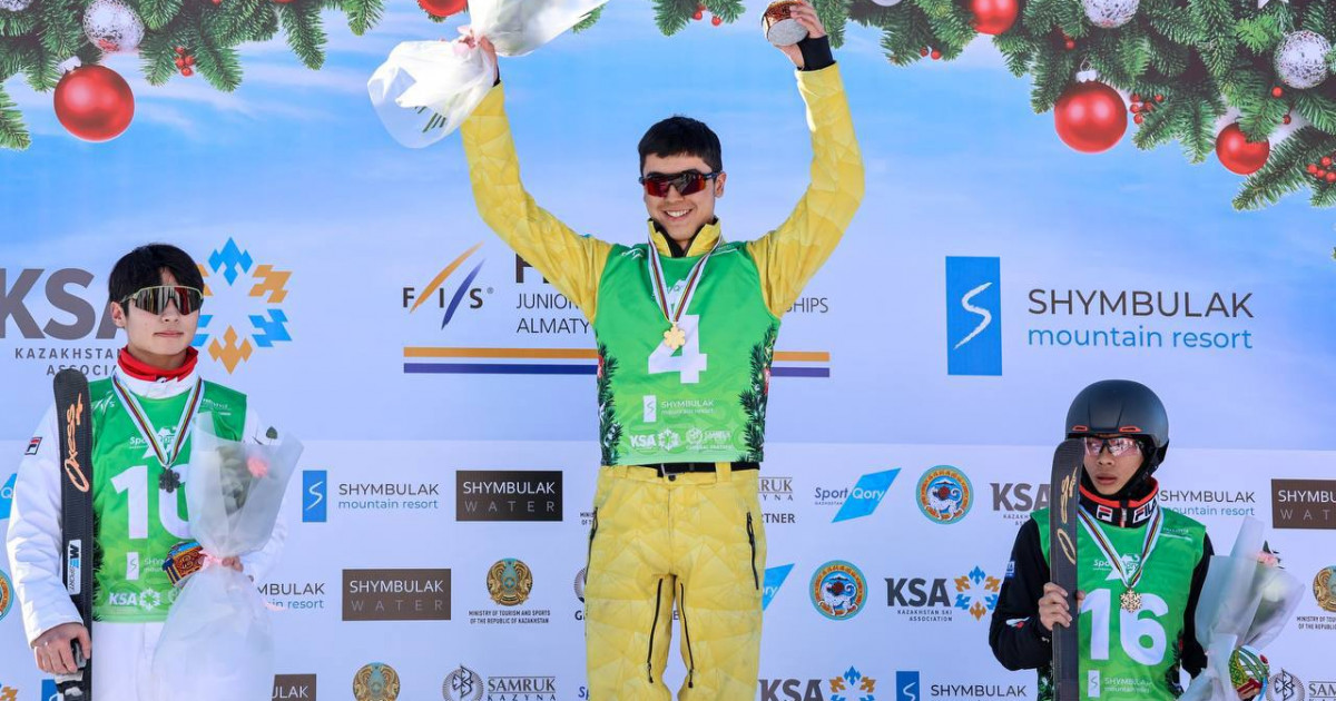 Дінмұхаммед Райымқұлов фристайл-акробатикадан әлем чемпионы атанды