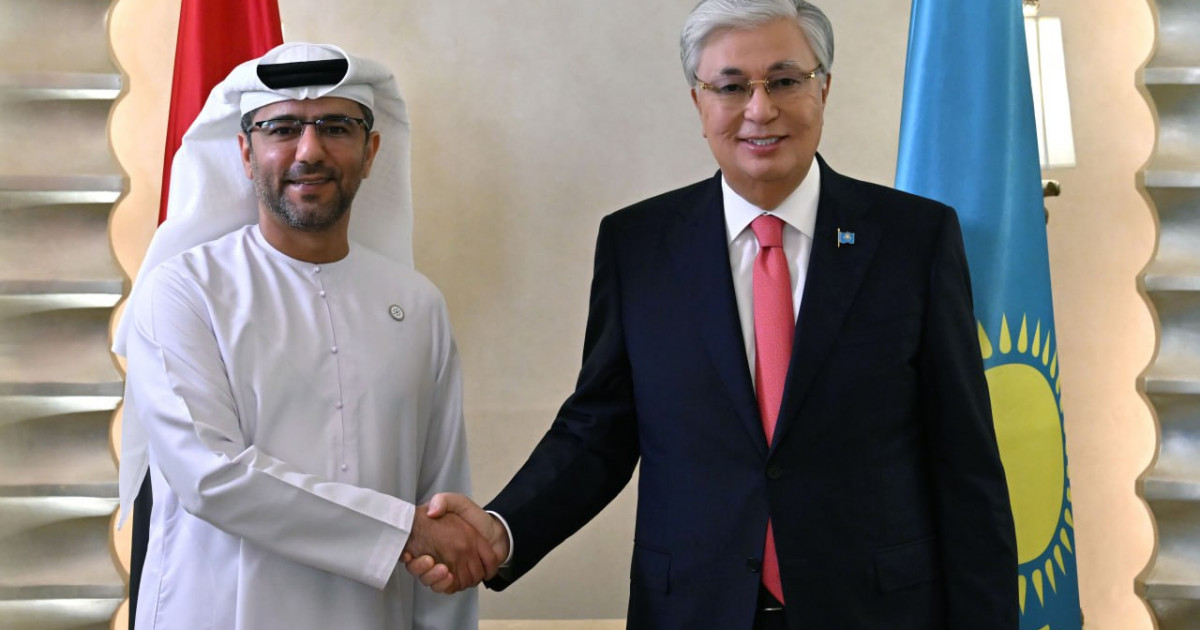 Президент Abu Dhabi Ports Group бас директоры Мұхаммед Әл-Шамисимен кездесті