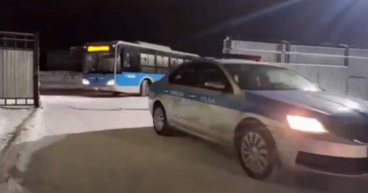 Ақтөбеде мас күйінде автобус жүргізген жүргізуші ұсталды