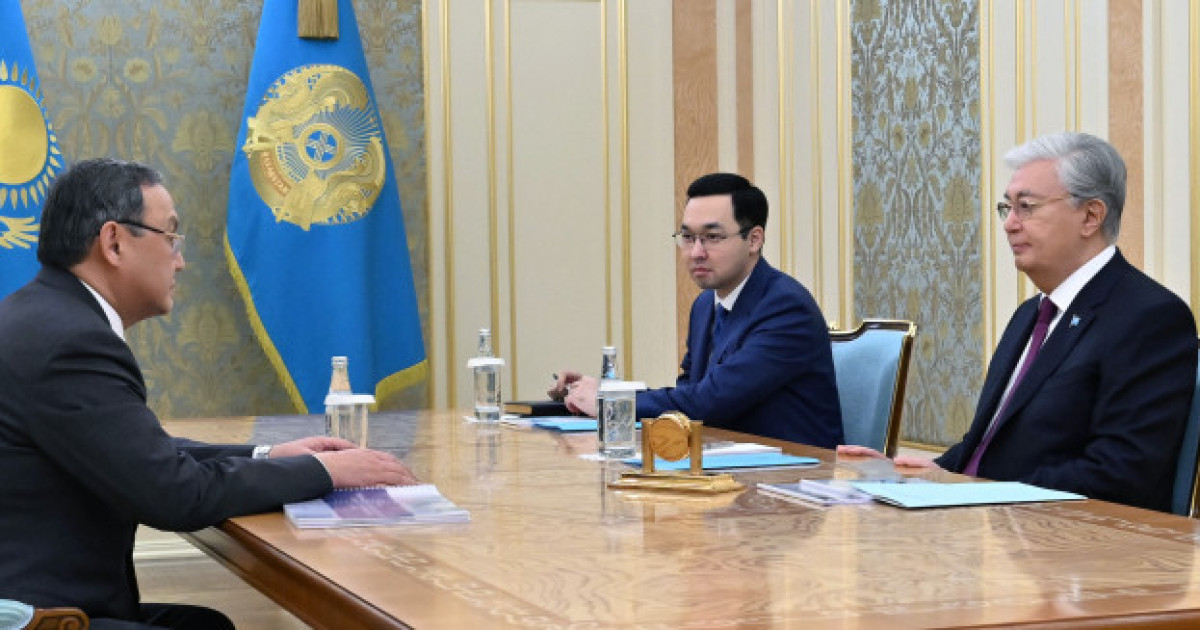 Қасым-Жомарт Тоқаев Ұлттық ғылым академиясының президенті Ақылбек Күрішбаевты қабылдады
