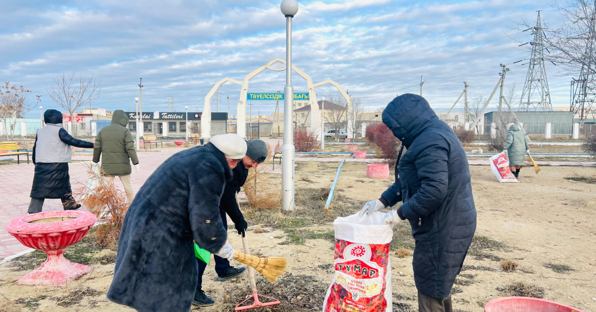 «Таза бейсенбі» акциясы республика бойынша жалғасып жатыр