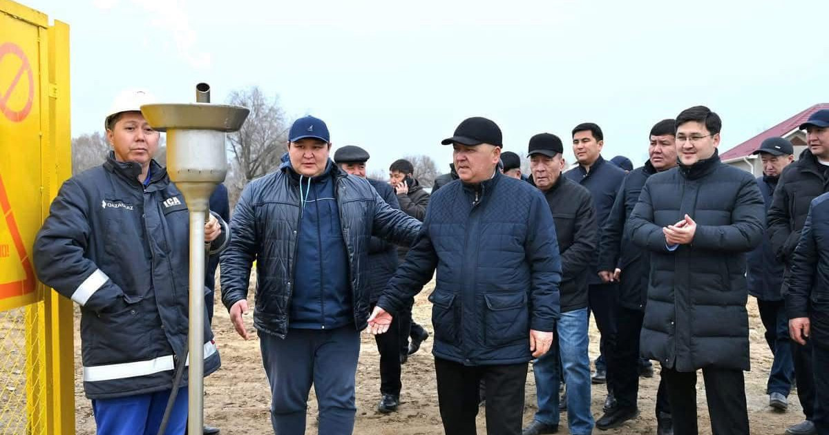 Жетісайда екі ауылға газ тартылды