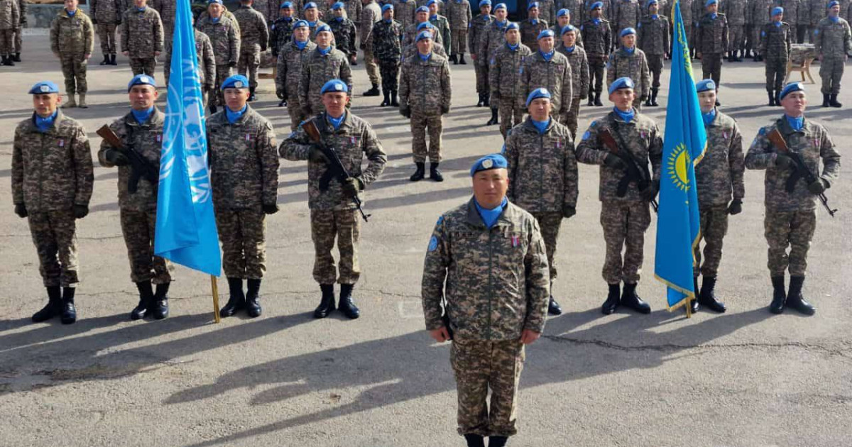 Голан жоталарындағы қазақстандық бітімгерлер медальдармен марапатталды
