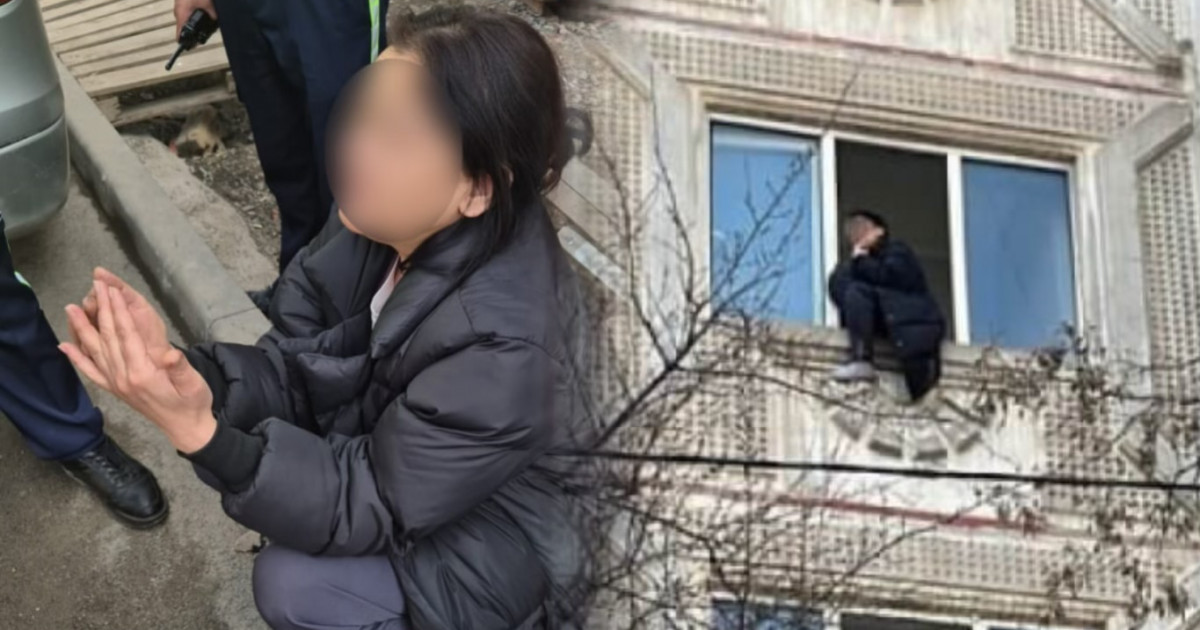 Алматыда тағы бір әйел тұрғын үйдің терезесінен секірмек болған