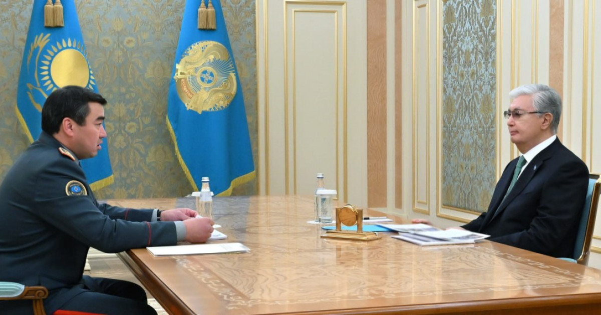 Мемлекет басшысы Төтенше жағдайлар министрін қабылдады