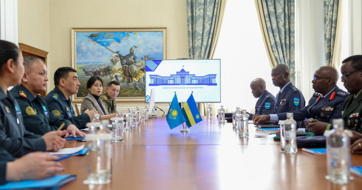 Қазақстан Қорғаныс министрлігіне Руанда әскери делегациясы келді