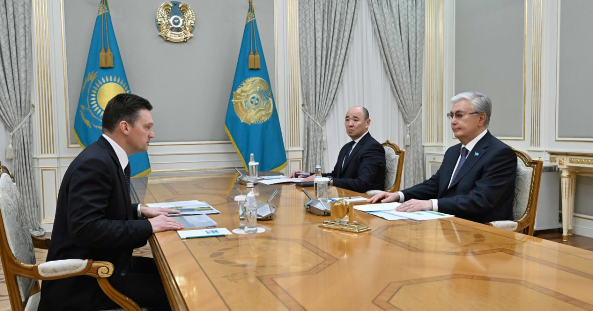 Президент Еуразиялық даму банкінің басқарма төрағасы Николай Подгузовты қабылдады