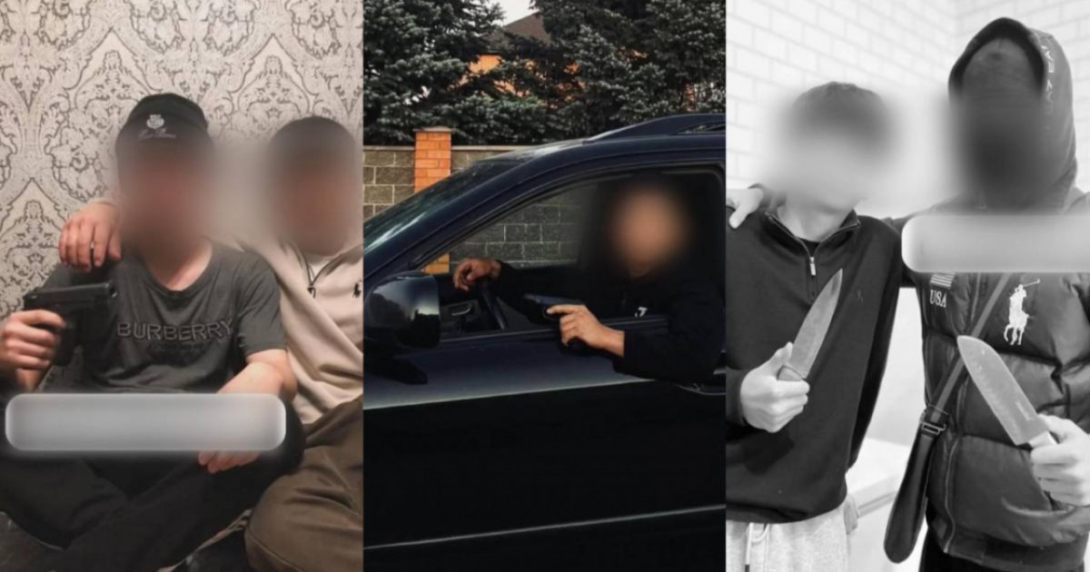 Ақтөбеде TikTok-қа қару ұстап түскен суреттерін жариялаған оқушылар ұсталды